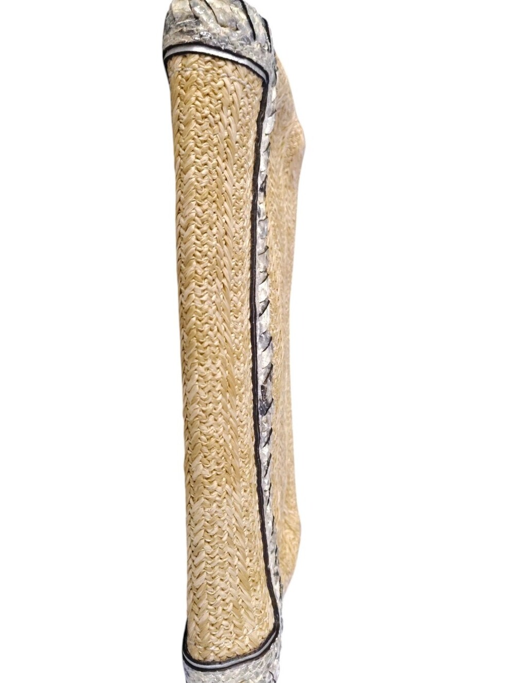 Coach Straw Python Clutch Wristlet - Picture 9 of 10